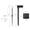 Solar strenglys - LED - med pinner - vanntett - soppformet
