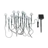 Solar strenglys - LED - med pinner - vanntett - soppformet