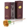 Rose dyppet i 24k gull - med stativ - bursdag / Valentinsdag / bryllupsgave