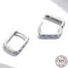 Contrast color purple-blue earrings - 925 sterling silverEarrings