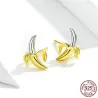 Banana shaped stud earrings - 925 sterling silverEarrings