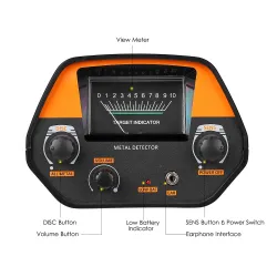 KKMOON MD 4030 / GC-1016A - professionell underjordisk tråd / järn / metall / gulddetektor - justerbar