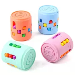 Cubo con perline colorate - giocattolo antistress
