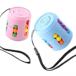 Cubo con perline colorate - giocattolo antistress