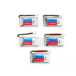 BateríasEachine E011 - 3.7V - 260MAH - 30C batería / cargador USB - 5 piezas
