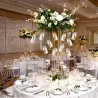 BodaMini botellas de cristal con corcho - decoracion bodas colgantes - 25ml