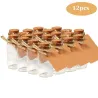 Mini bouteilles en verre avec bouchon - décoration mariages à suspendre - 25ml