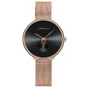 CRRJU - fashionable luxury watch - with mesh bracelet - waterproofWatches