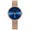 CRRJU - montre de luxe à la mode - avec bracelet en maille - étanche