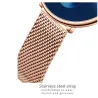 CRRJU - montre de luxe à la mode - avec bracelet en maille - étanche