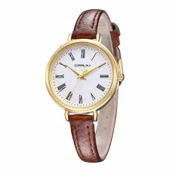CRRJU - montre de luxe à la mode - Quartz - étanche - acier inoxydable