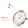 CRRJU - montre de luxe à la mode - Quartz - étanche - acier inoxydable