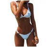 Baño y ropaConjunto de bikini sexy - con adornos metálicos redondos decorativos