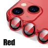 Diamant kameralinsebeskytter - glitter metallring - for iPhone