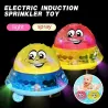 Jouet de bain pour bébé - boule à induction électrique - avec lumière / musique