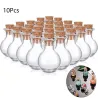 Mini glass bottles - with cork lid - for perfumes - wedding decorations - 10 piecesPerfumes