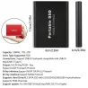 Mobil hårddisklagring - SSD - typ-C - USB 3.1 - aluminiumlegering - 500GB / 1TB / 2TB / 4TB / 6TB / 8TB