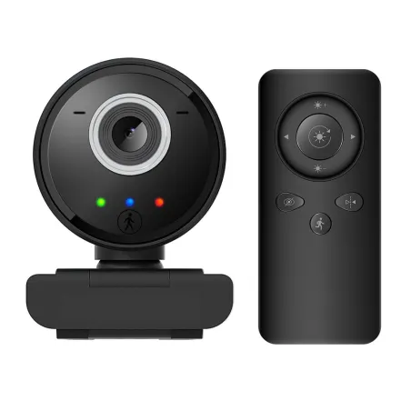 USB WebCam - med fjernbetjening / mikrofon - smart tracking - autofokus - HD - 1080P