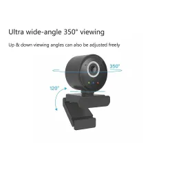 USB WebCam - with remote control / microphone - smart tracking - auto focus - HD - 1080PComputers & Laptops