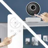 USB WebCam - avec télécommande / microphone - suivi intelligent - mise au point automatique - HD - 1080P