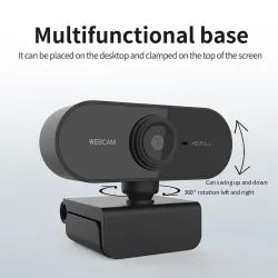 Full HD webkamera - med mikrofon - justerbar - USB