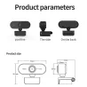 Full HD web camera - with microphone - adjustable - USBComputers & Laptops
