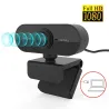 Computadora & LaptopCámara web Full HD - con micrófono - orientable - USB