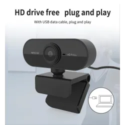 Kamera internetowa Full HD - z mikrofonem - regulowana - USBKomputer & Laptop