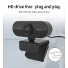 Computadora & LaptopCámara web Full HD - con micrófono - orientable - USB