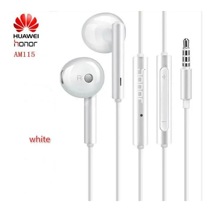 AccesoriosAuriculares originales Huawei - auriculares con micrófono - conector de 3,5 mm - MA115 / AM116 / MA116