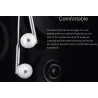 Écouteurs d'origine Huawei - casque avec microphone - jack 3,5 mm - MA115 / AM116 / MA116