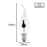 Żarówka LED - migający płomień świecy - E14 / E27 - 3W - 220V - 10 sztukE27