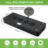 Plantedyrkningslampe - fuldt spektrum - hydroponisk - LED COB-lys - 1220W / 2400W / 3600W