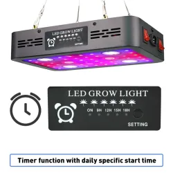 Lampa do uprawy roślin - pełne spektrum - hydroponiczna - światło LED COB - 1200W / 2400W / 3600WLampa Wzrostu