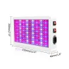 Plantodlingslampa - fullt spektrum - LED-ljus - vattentät - 5000W / 8000W