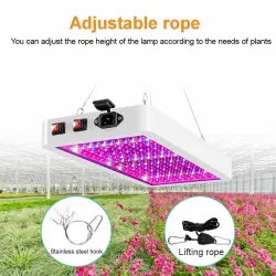 Plantodlingslampa - fullt spektrum - LED-ljus - vattentät - 5000W / 8000W