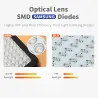 Luces de cultivoLámpara de cultivo de plantas - panel de luz LED - espectro completo - hidropónico