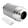 Centrifugalventilator / aktivt kul luftfilter - til LED plantevækstlys - 220V