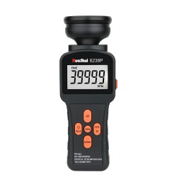 RuoShui - tacómetro estroboscopio digital - sin contacto - medidor de velocidad de rotación - 40000 RPM