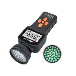 RuoShui - digitalt stroboskop turteller - kontaktfri - rotasjonshastighetsmåler - 40000 RPM