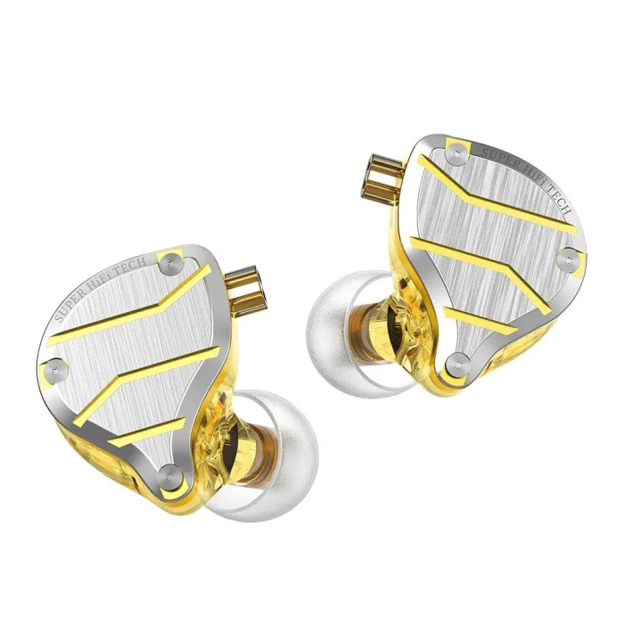 AuricularesQKZ ZXN - Auriculares de alta resolución - Auriculares intrauditivos con cable - Doble imán - 2 pines - 1DD