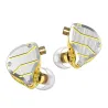 AuricularesQKZ ZXN - Auriculares de alta resolución - Auriculares intrauditivos con cable - Doble imán - 2 pines - 1DD