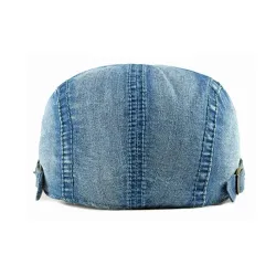 Sombreros & gorrasGorra plana / sombrero de moda - tipo pico de pato - denim lavado - unisex