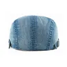 Trendig platt keps / mössa - typ anknäbb - tvättad denim - unisex