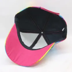 Rainbow baseballkeps - lack - hip-hop stil