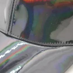 Berretto da baseball arcobaleno - pelle verniciata - stile hip-hop