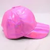 Rainbow baseball cap - patent leather - hip-hop styleHats & Caps