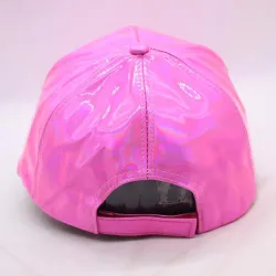 Rainbow baseball cap - patent leather - hip-hop styleHats & Caps