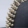 Trendy baseball cap - flat snapback - with rivets - Hip Hop / Punk / Rock styleHats & Caps