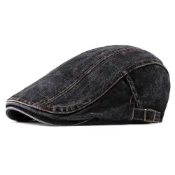 Klassisk denimhette - visir i andnebbstil